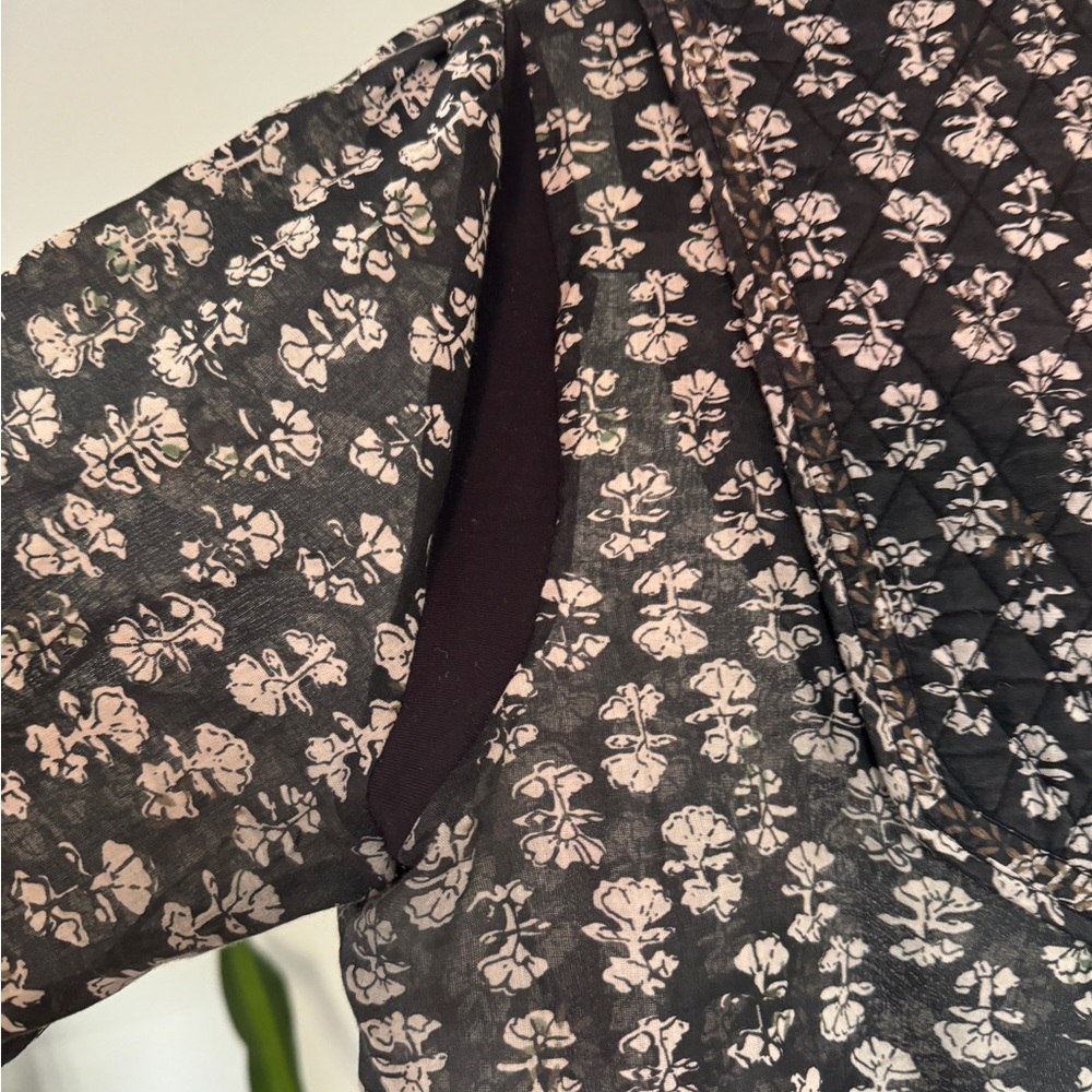DOEN Cotton Voile Tie Front Top - Picture 3 of 4
